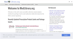 Desktop Screenshot of medlibrary.org
