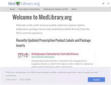 Tablet Screenshot of medlibrary.org